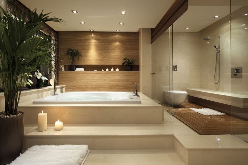 Modern Bathtub with Surround